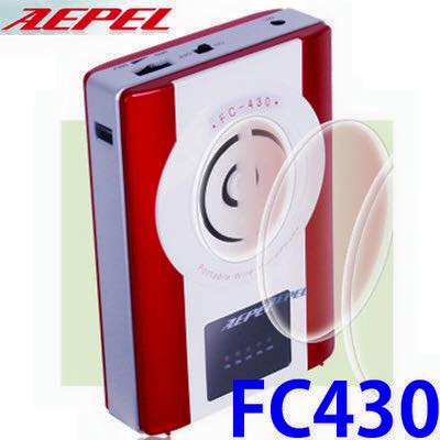 AEPEL KOREA FC430 Mic Bluetooth 2.4G, Máy trợ giảng KHÔNG DÂY NHỎ GỌN, Loa 30W