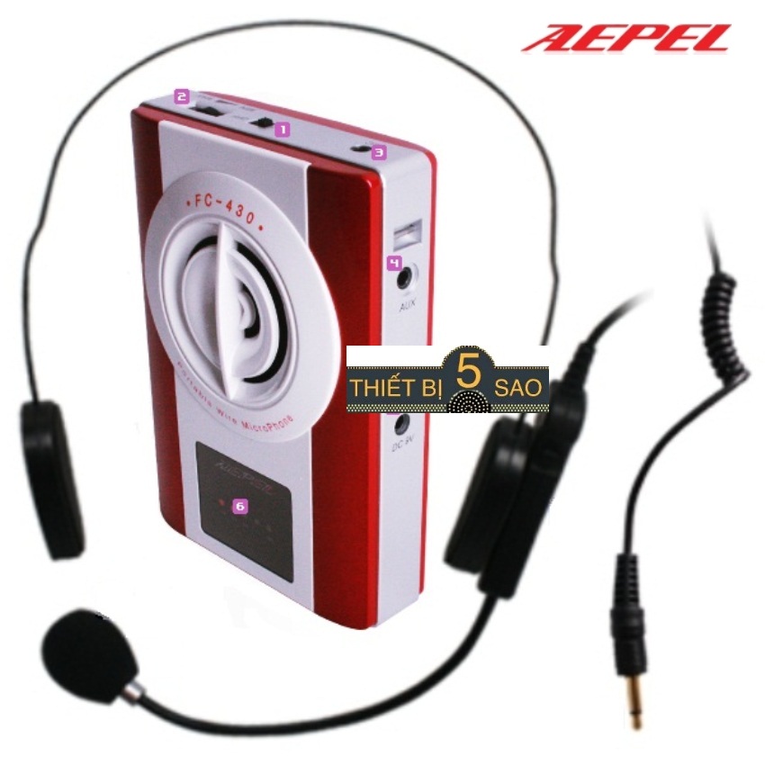 Máy trợ giảng KHÔNG DÂY AEPEL FC430 PLUS, Hàn Quốc, Loa 30W