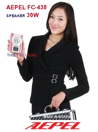 BỘ LOA, MIC, MÁY TRỢ GIẢNG AEPEL FC-430 NHẬP NGUYÊN CHIẾC NỘI HÀN QUỐC