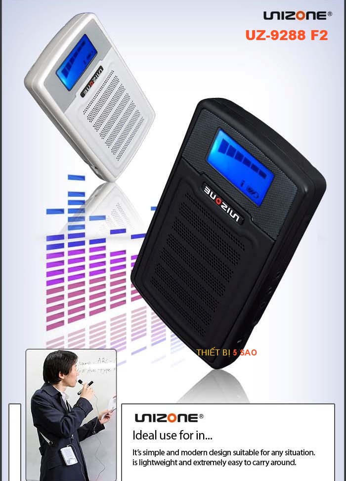 MÁY TRỢ GIẢNG CAMAC UNIZONE UZ-9288 F2 MICRO WIRED ngừng nhập, bỏ mã. Chuyển sang nhập Esfor ES-630 UHF